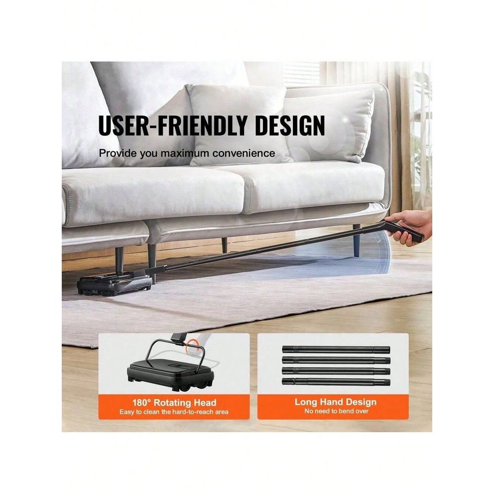 Home Office Rug - Sweeper, 7.87 In Sweeping Paths, Floor