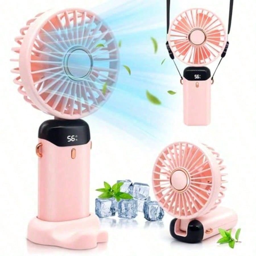 Standing Desk Electric - 1pc Mini Handheld Electric Fan,USB Rechargeable