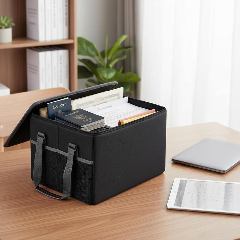 Home Office Travel Document - Free Shipping-Document Storage Container 15.3x12.2x10.2in For
