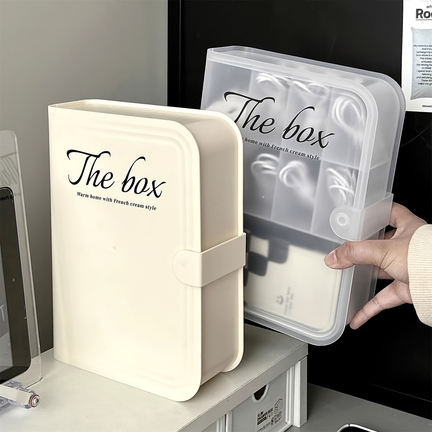 Home Office Rug - Wire Finishing Box - Desktop Storage