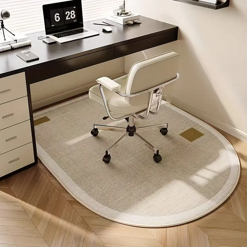 Home Office Rug - Study desk swivel chair floor mat