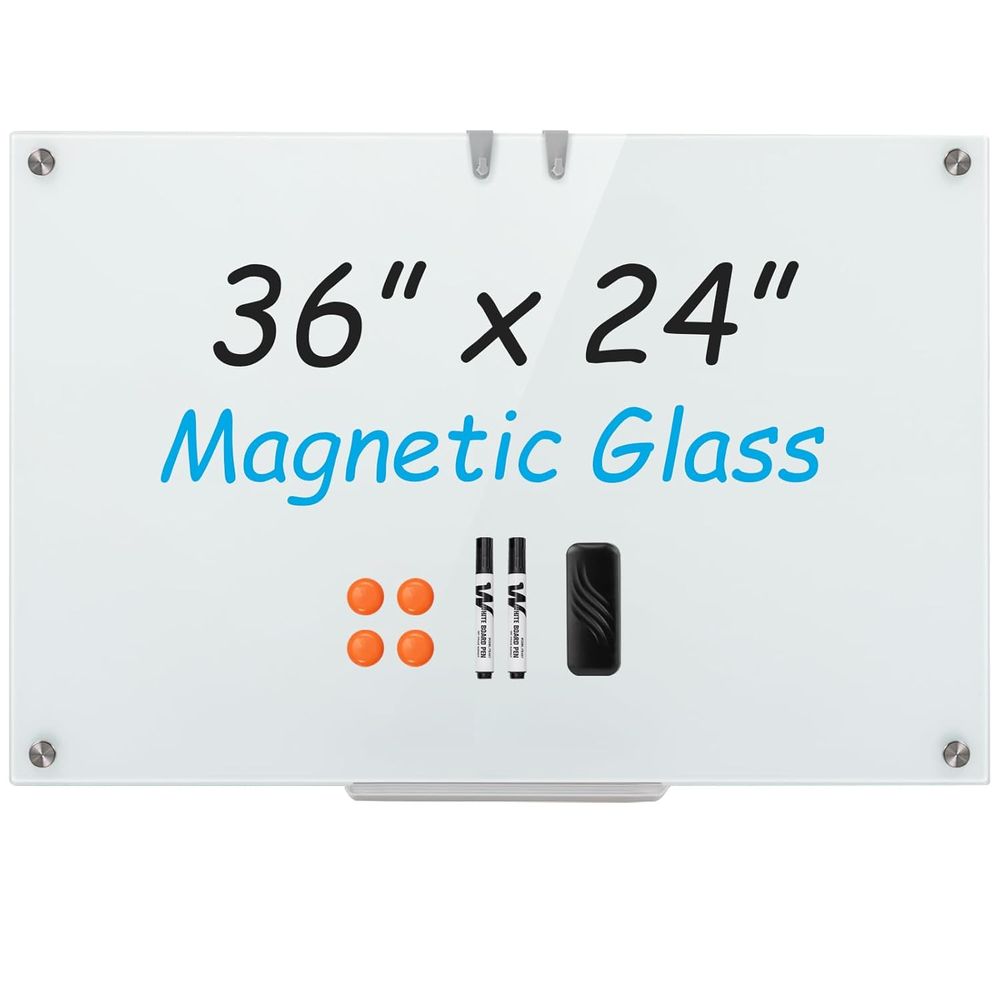 Home Or Office Use - 36 x 24 Magnetic Dry Erase
