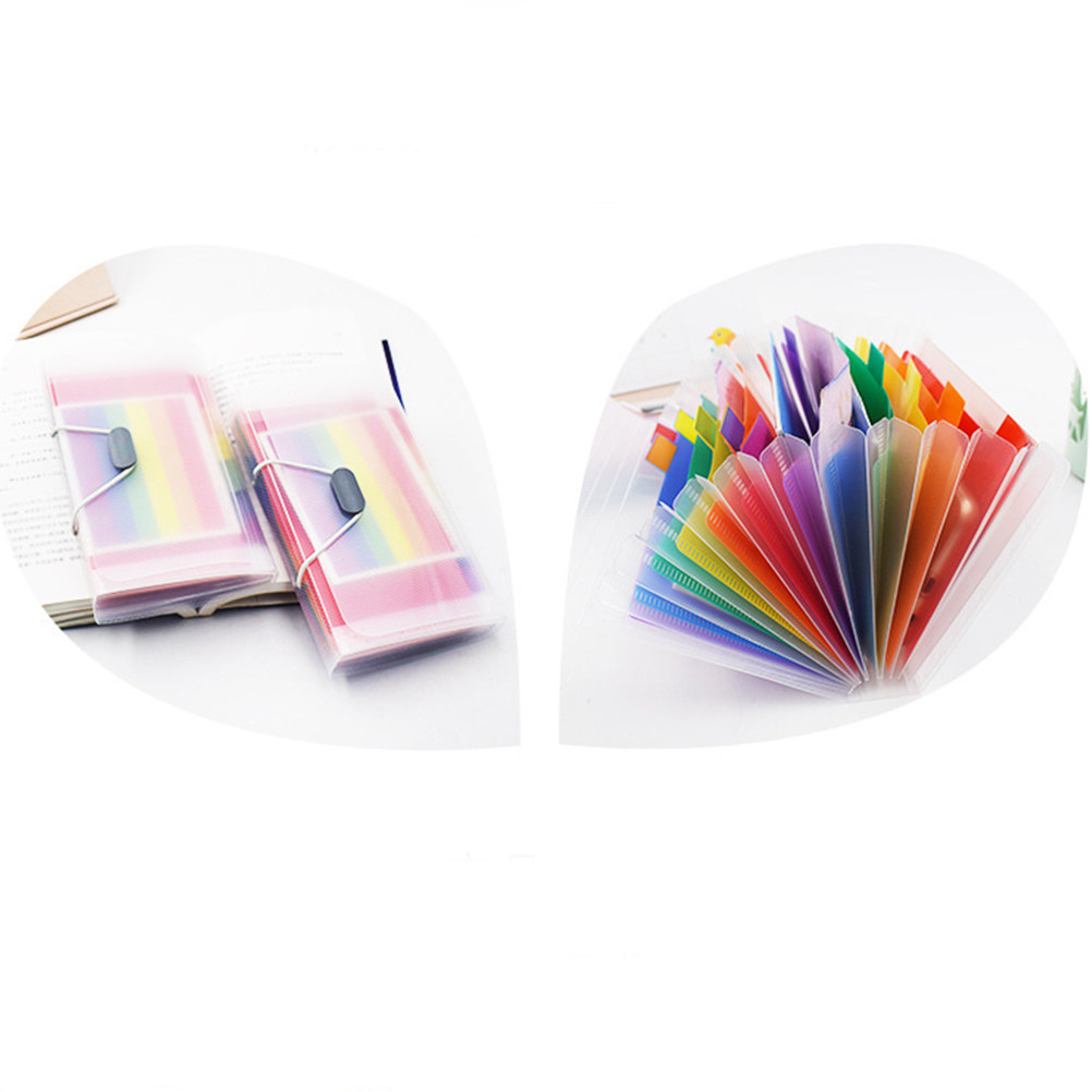 Home Office Travel Document - 13 Pockets File Folder Organizer Rainbow