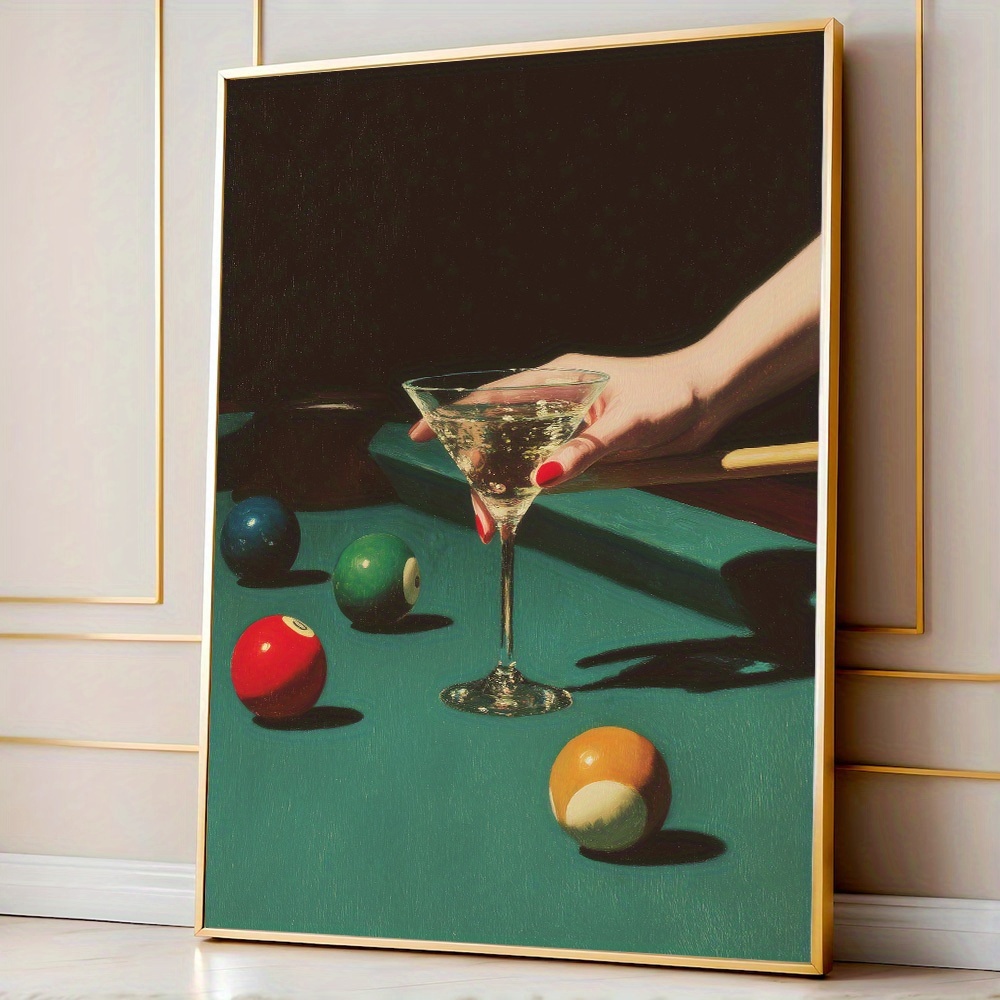 1pc Vintage Billiards Cocktail - مراجعة Home Office Minimalist وسعره