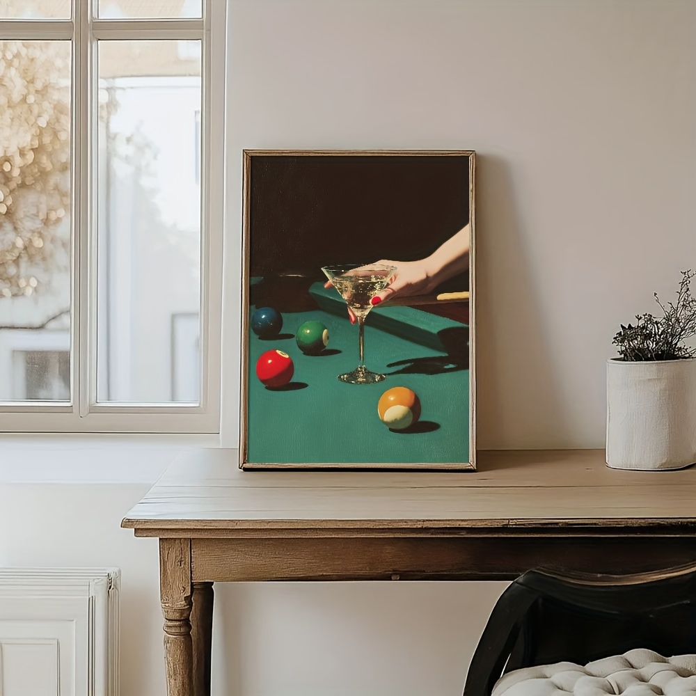 1pc Vintage Billiards Cocktail - مراجعة Home Office Minimalist وسعره