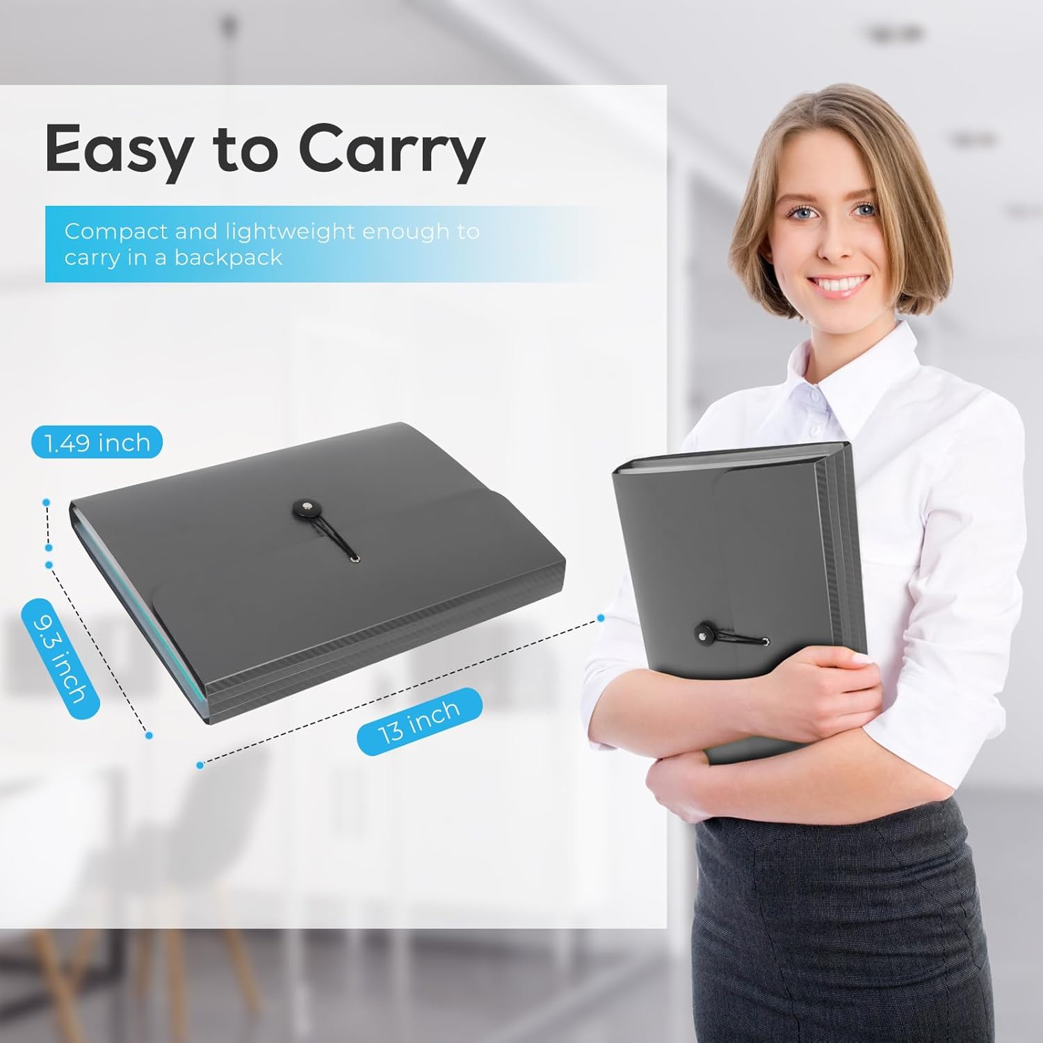 13 Pocket Accordion File Organ - مراجعة Home Office Travel Document وسعره