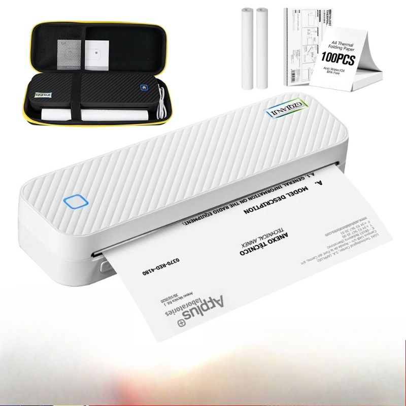 Portable A4 Thermal Printer Bl - مراجعة Home Office Travel Document وسعره