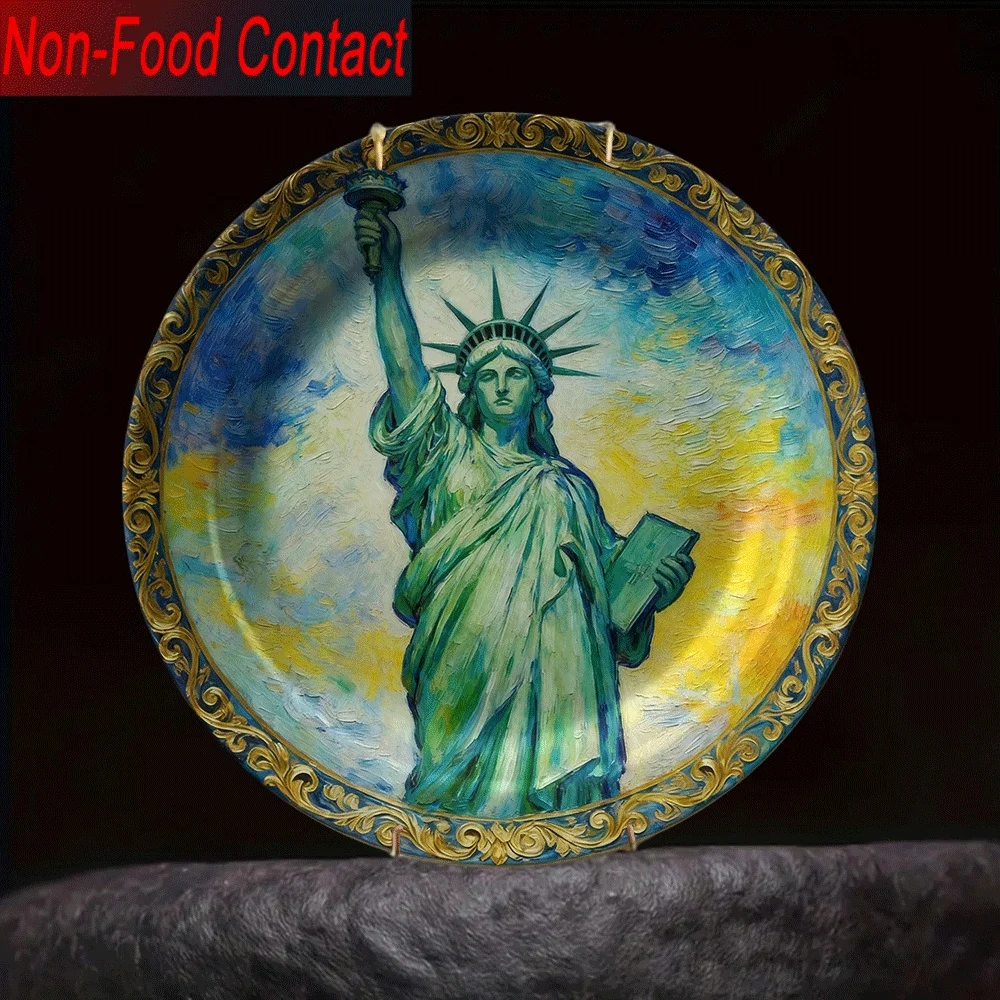 1pc Statue of Liberty Ceramic  - مراجعة Home Office Contact وسعره
