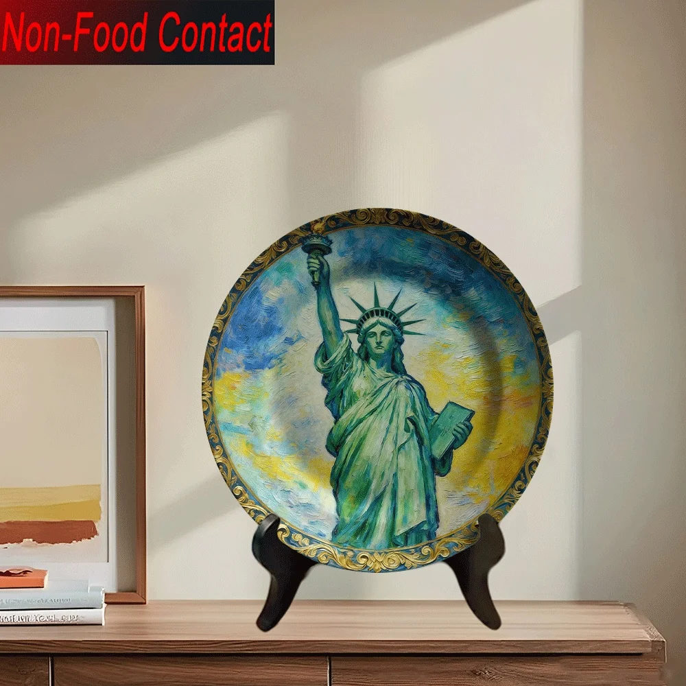 1pc Statue of Liberty Ceramic  - مراجعة Home Office Contact وسعره