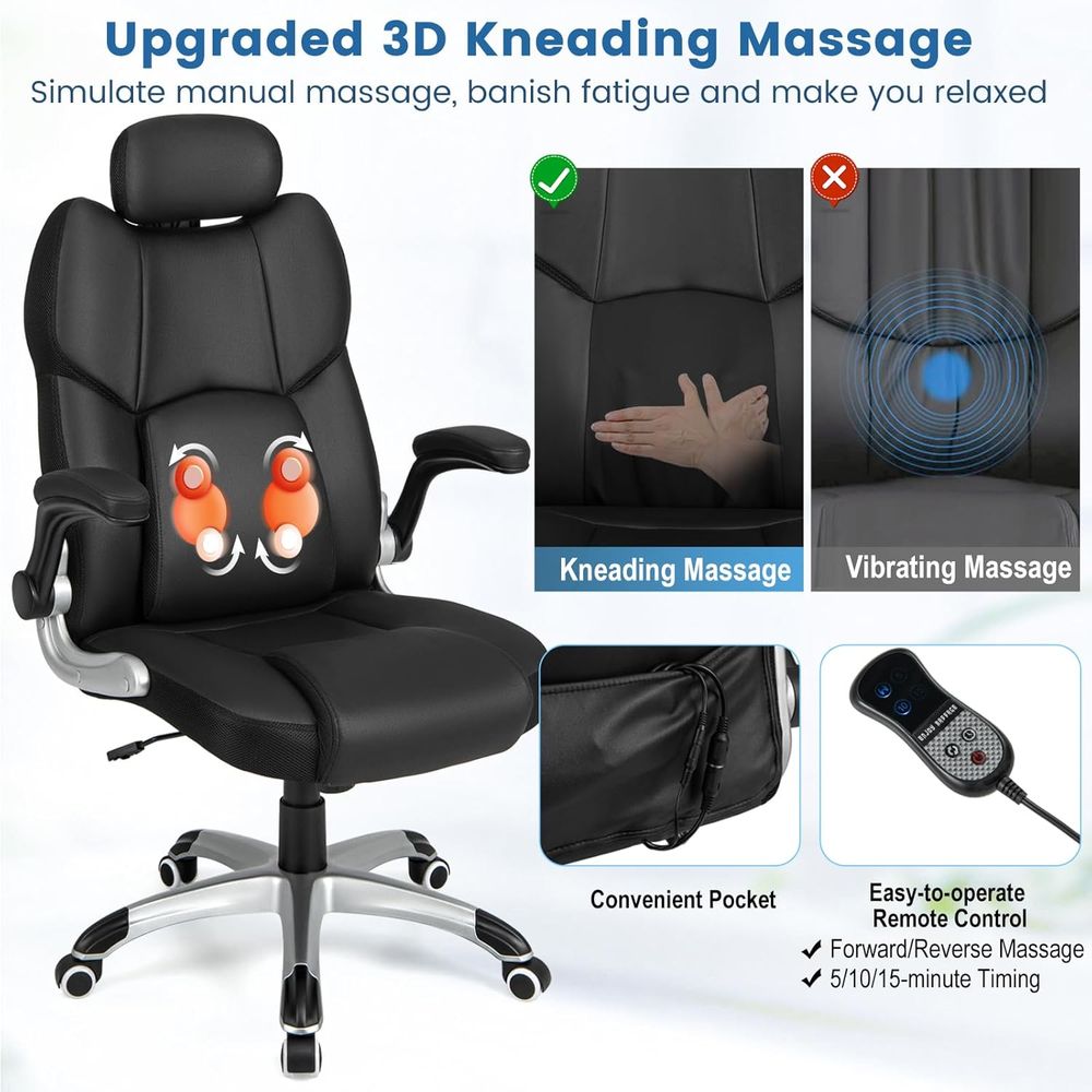 Ergonomic Massage Office Chair - مراجعة Home Or Office Use وسعره