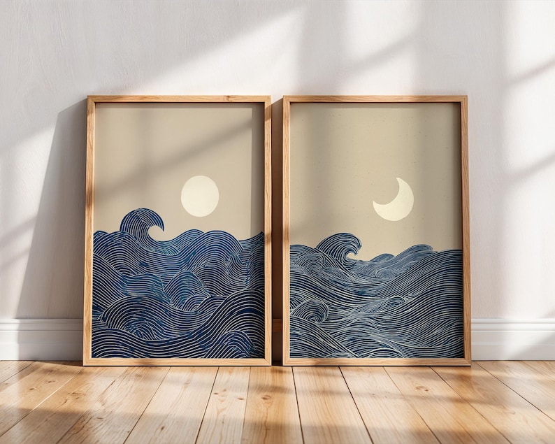 2pcs Japandi Minimalist Moon C - مراجعة Home Office Minimalist وسعره