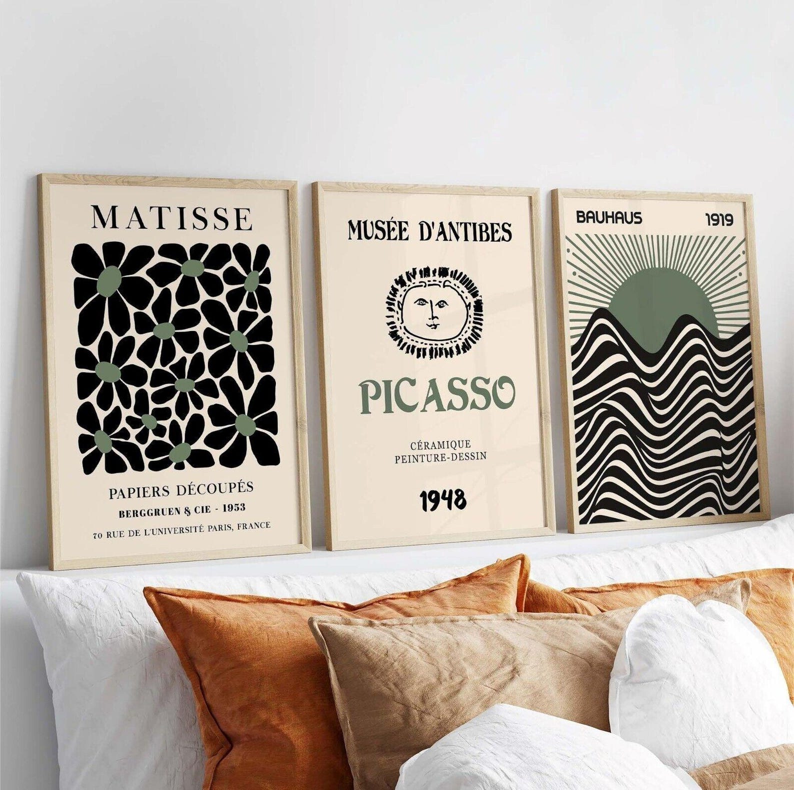 3pcs/set Retro Matisse Canvas  - مراجعة Home Office Minimalist وسعره