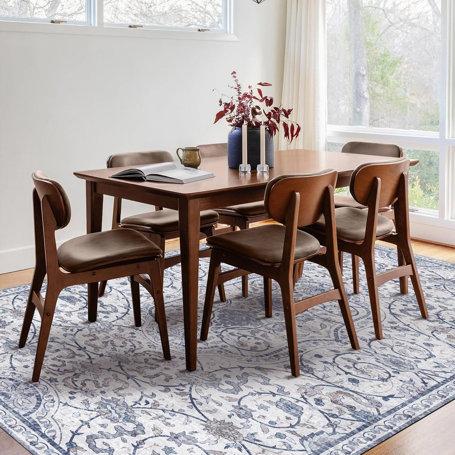 Waterproof PVC Floor Mat 4x6 f - مراجعة Home Office Rug وسعره