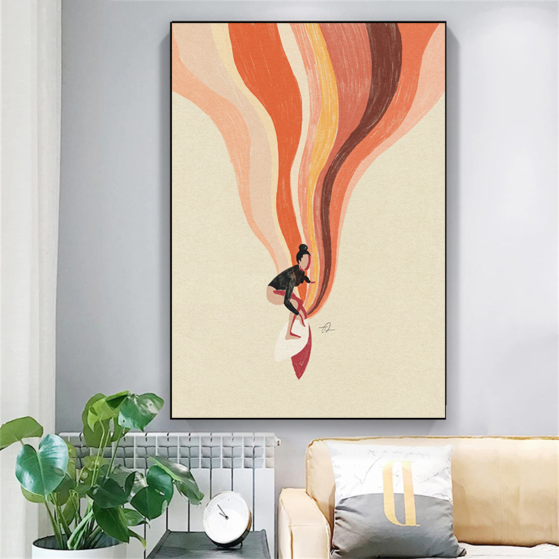 Nordic Minimalistic Art Surfin - مراجعة Home Office Minimalist وسعره