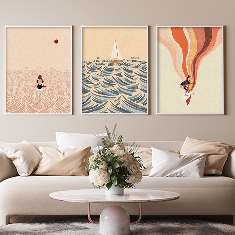 Nordic Minimalistic Art Surfin - مراجعة Home Office Minimalist وسعره