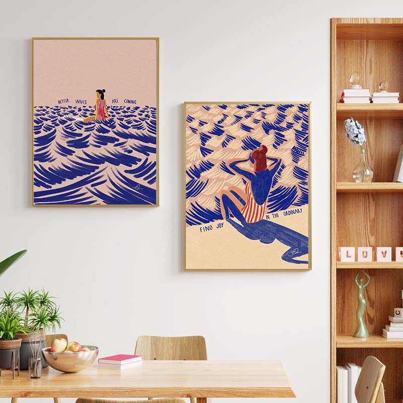 Nordic Minimalistic Art Surfin - مراجعة Home Office Minimalist وسعره