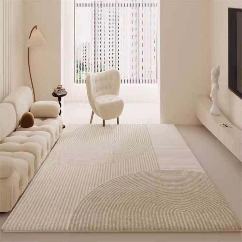 VIKAMA Light Luxury Cream Styl - مراجعة Home Office Rug وسعره
