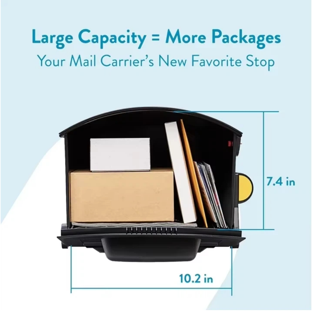 Patriot Large Post-Mount Mailb - مراجعة Home Or Office Use وسعره