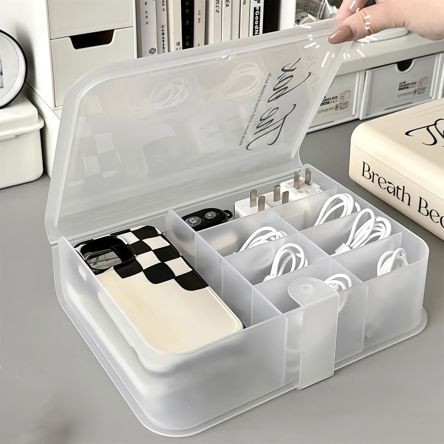 Wire Finishing Box - Desktop S - مراجعة Home Office Rug وسعره