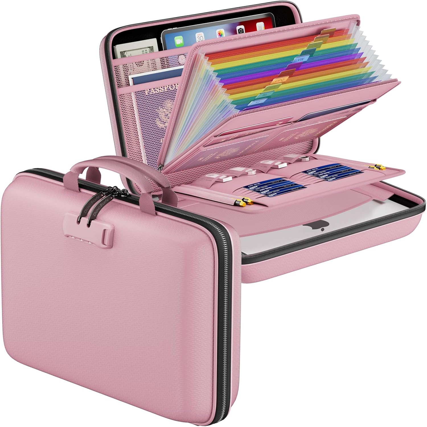Fireproof Document Organizer w - مراجعة Home Office Travel Document وسعره