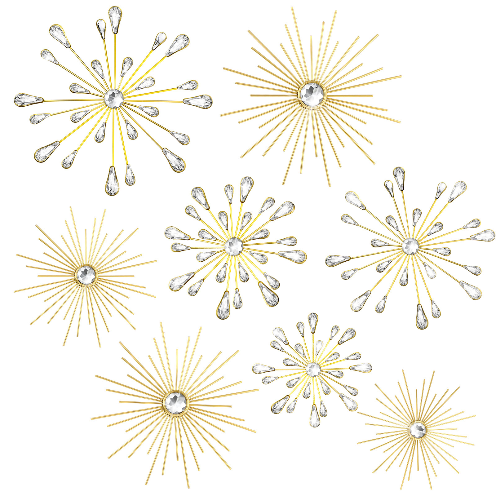 [Golden Metal Decorations] Set - مراجعة Home Or Office Use وسعره