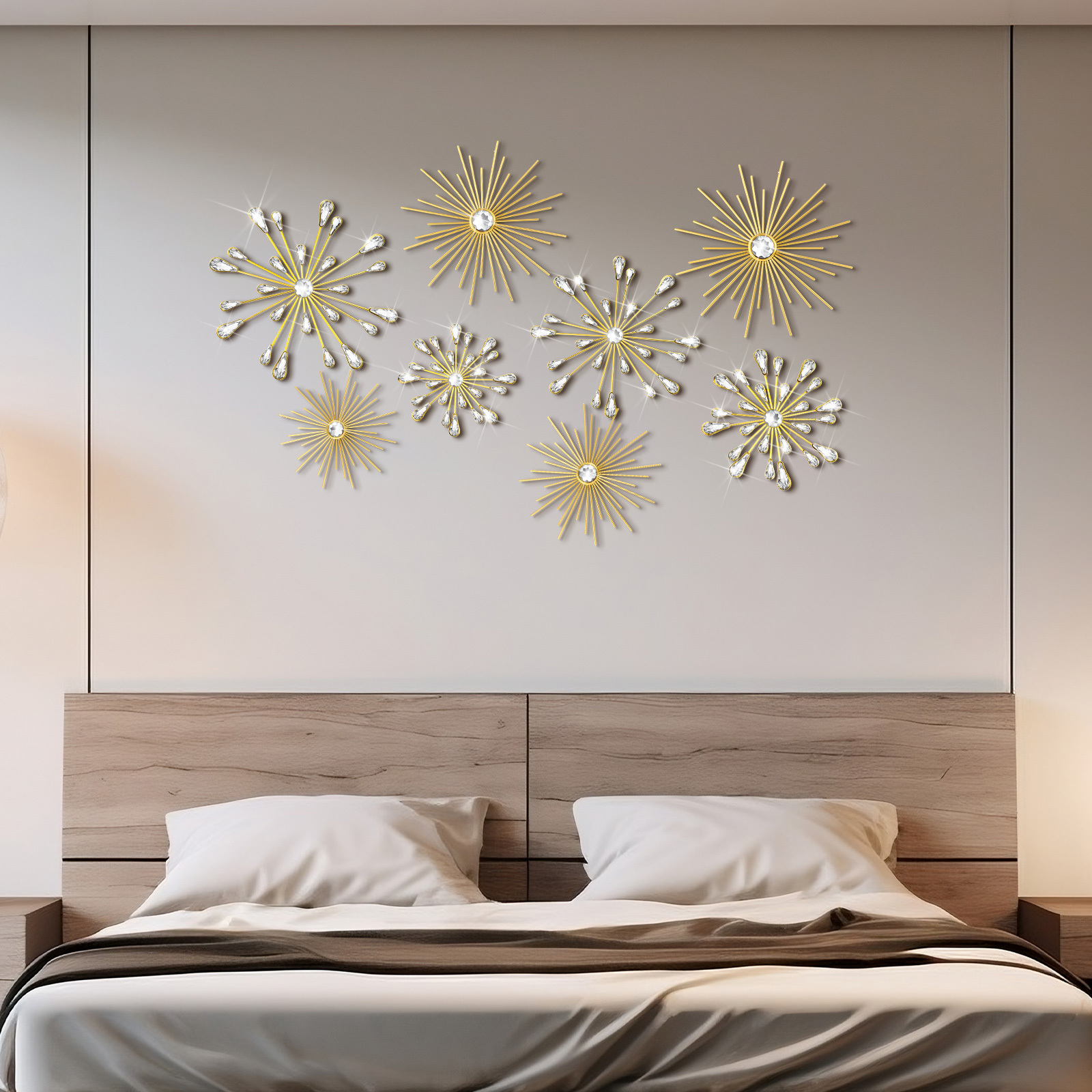 [Golden Metal Decorations] Set - مراجعة Home Or Office Use وسعره