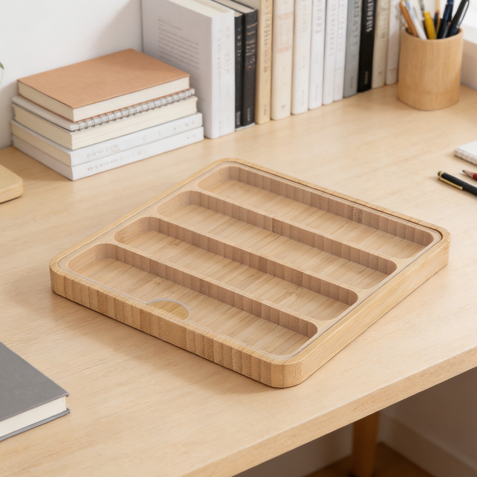 Bamboo Watch Band Storage Box  - مراجعة Home Office Minimalist وسعره