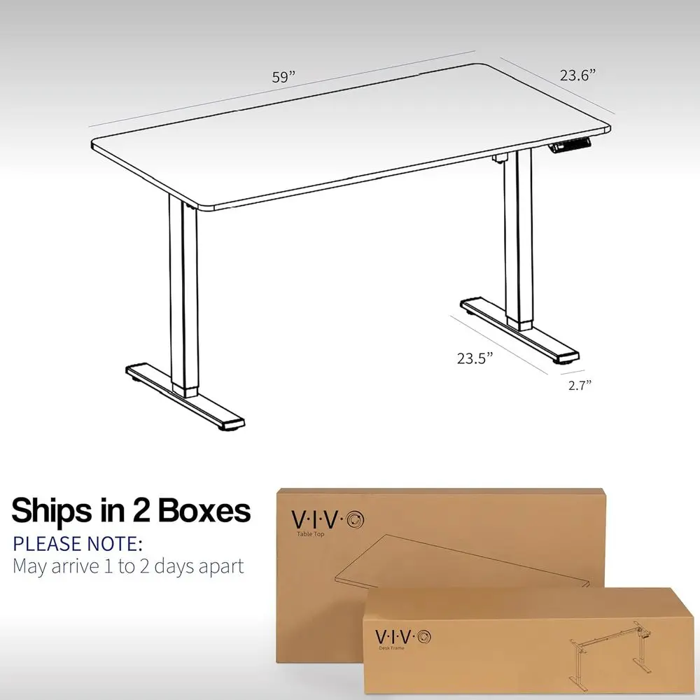 Electric 60 x 24 in Standing D - مراجعة Standing Desk Electric وسعره