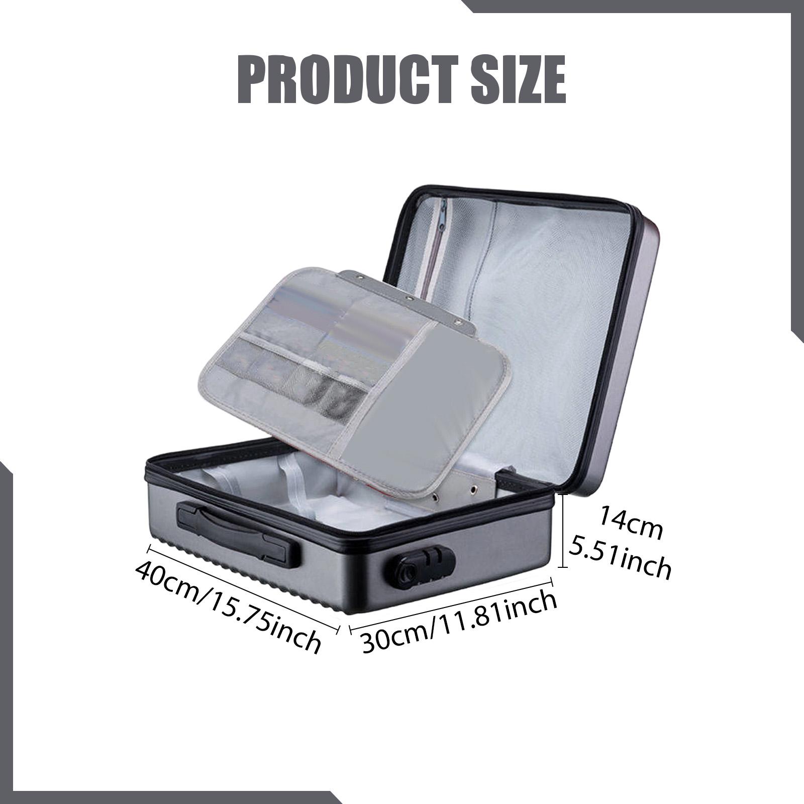 Fireproof Document Box Briefca - مراجعة Home Office Travel Document وسعره