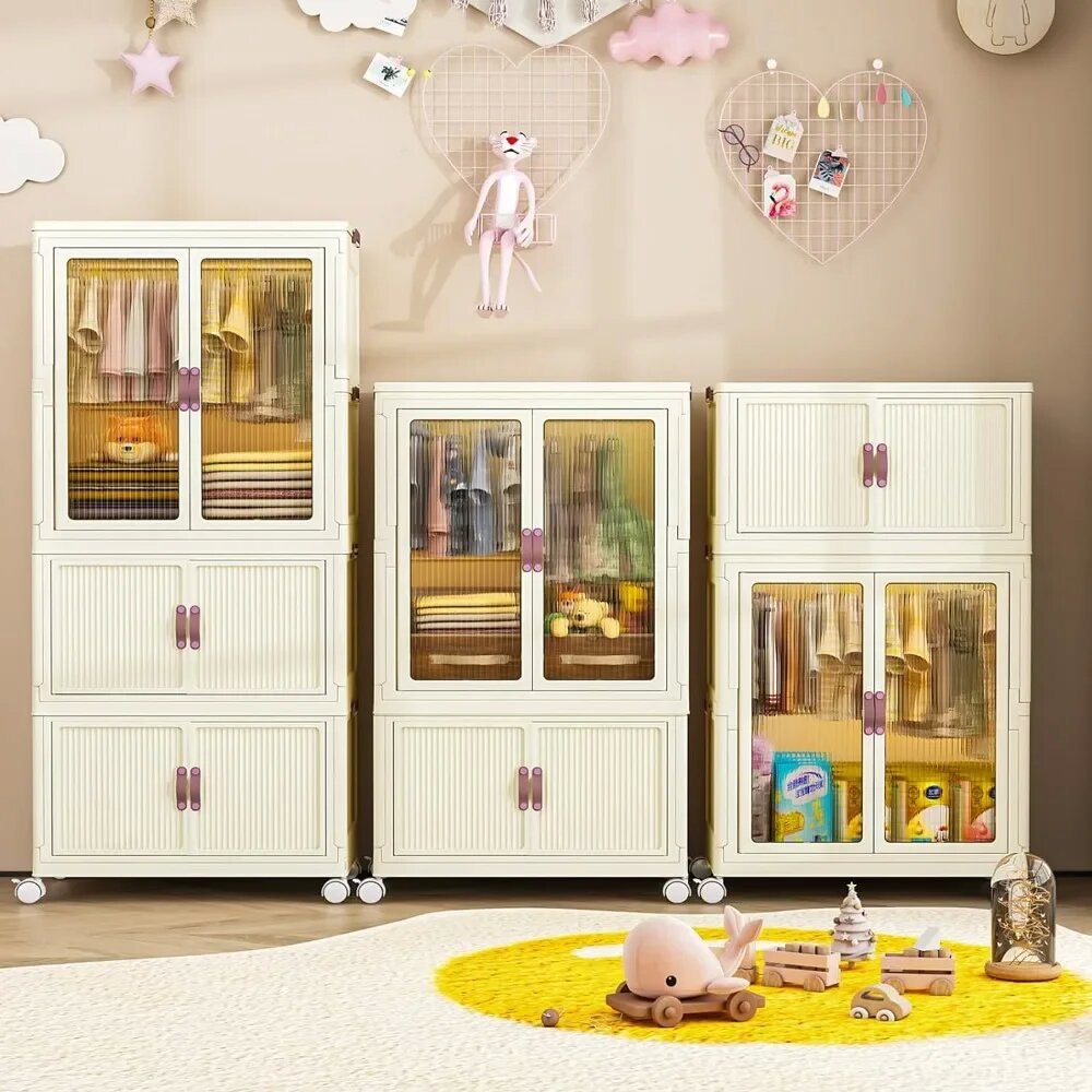 Foldable Wardrobe Cabinet with - مراجعة Home Office Minimalist وسعره