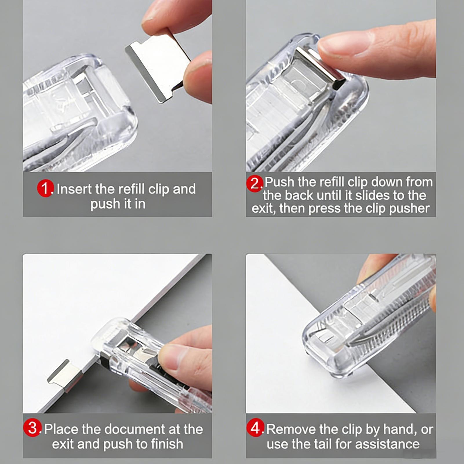 Travel Stapler School Push Bin - مراجعة Home Office Travel Document وسعره