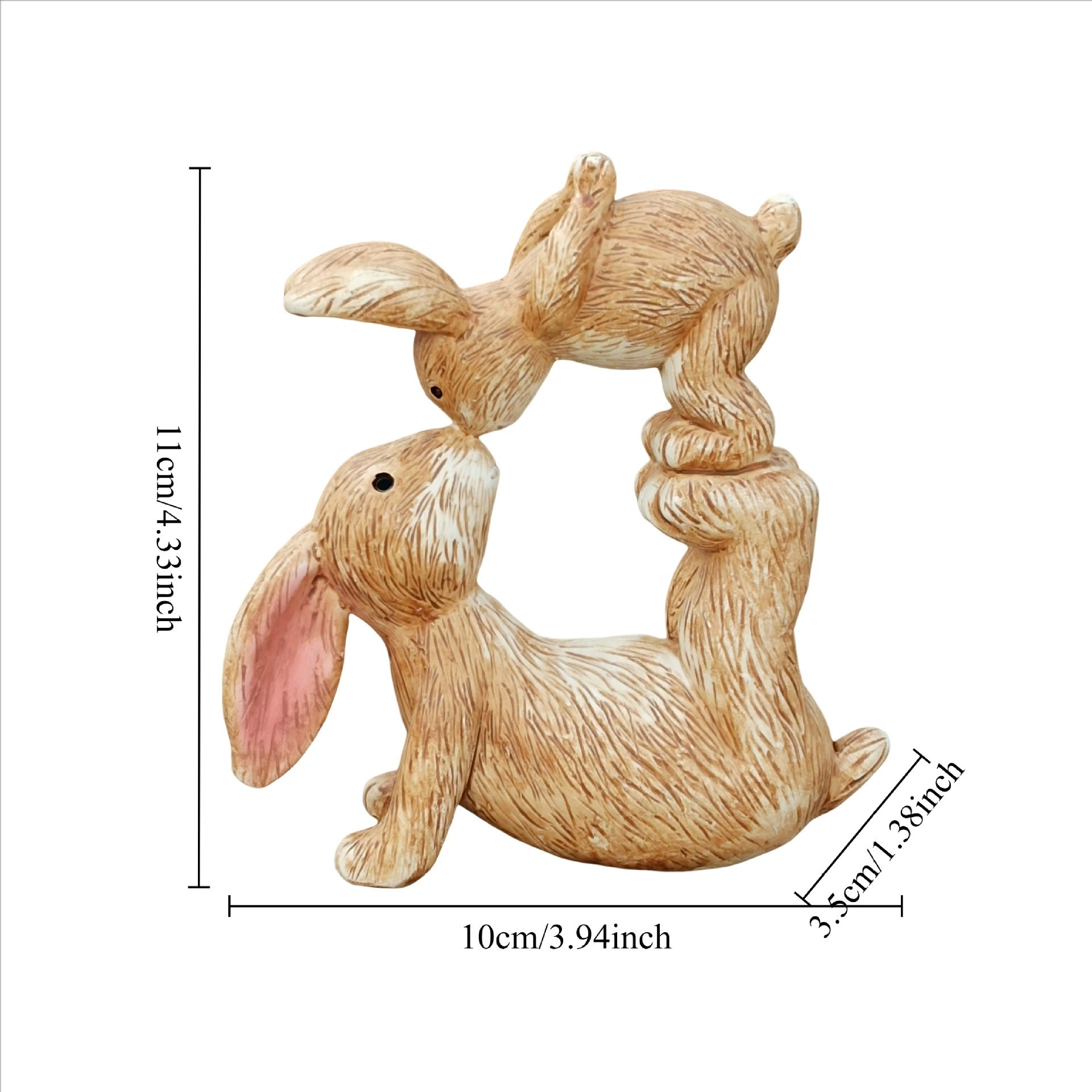 Kiss Rabbit Statue Representin - مراجعة Home Office Representative وسعره