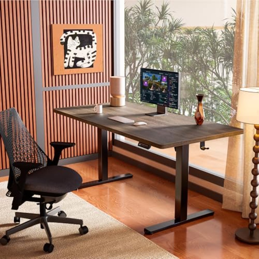 Height Adjustable Electric Sta - مراجعة Standing Desk Electric وسعره