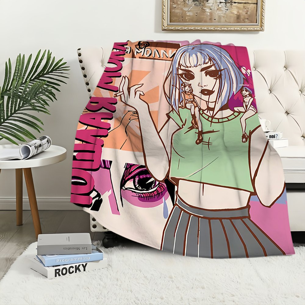 Band Molly Pink Blanket Plush  - مراجعة Home Office Rug وسعره