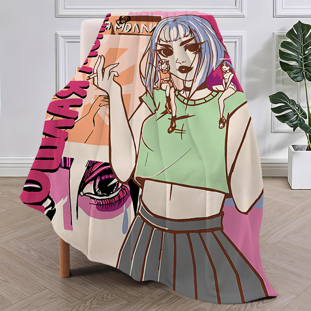 Band Molly Pink Blanket Plush  - مراجعة Home Office Rug وسعره