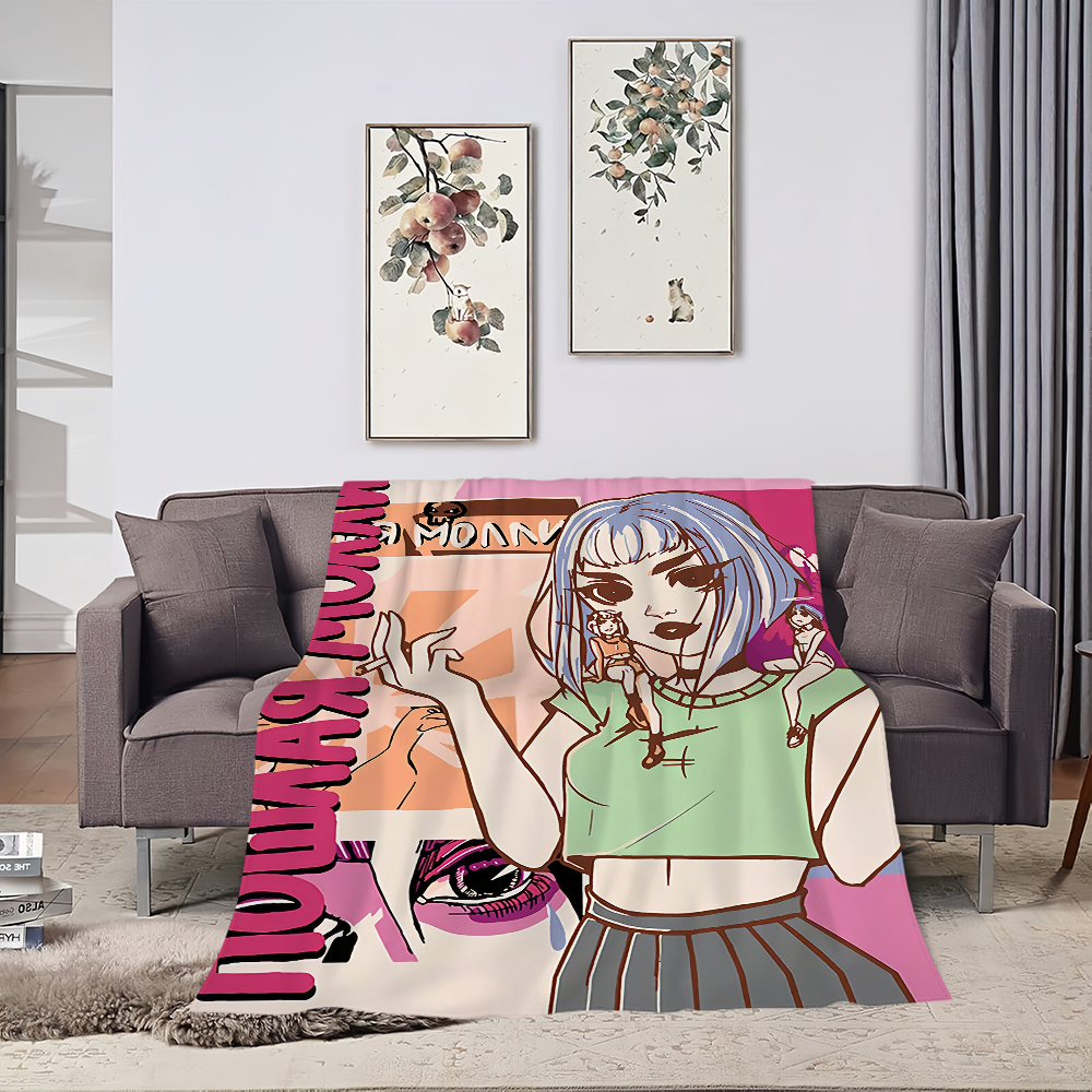Band Molly Pink Blanket Plush  - مراجعة Home Office Rug وسعره