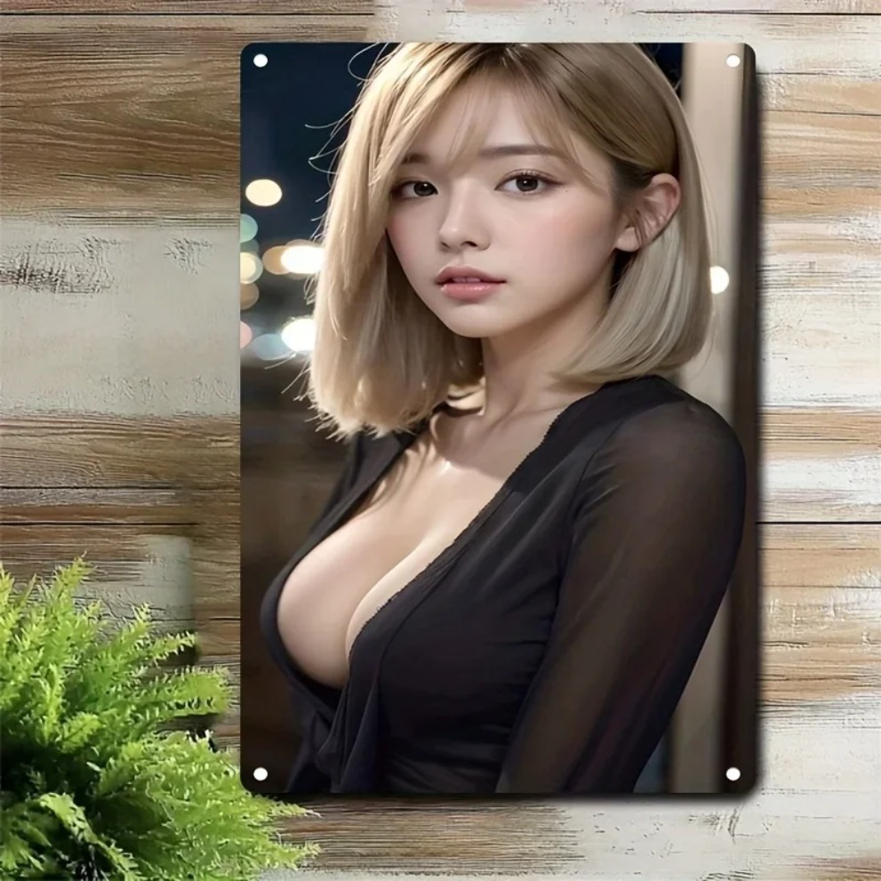Elegant Blonde Woman Portrait  - مراجعة Home Office Minimalist وسعره