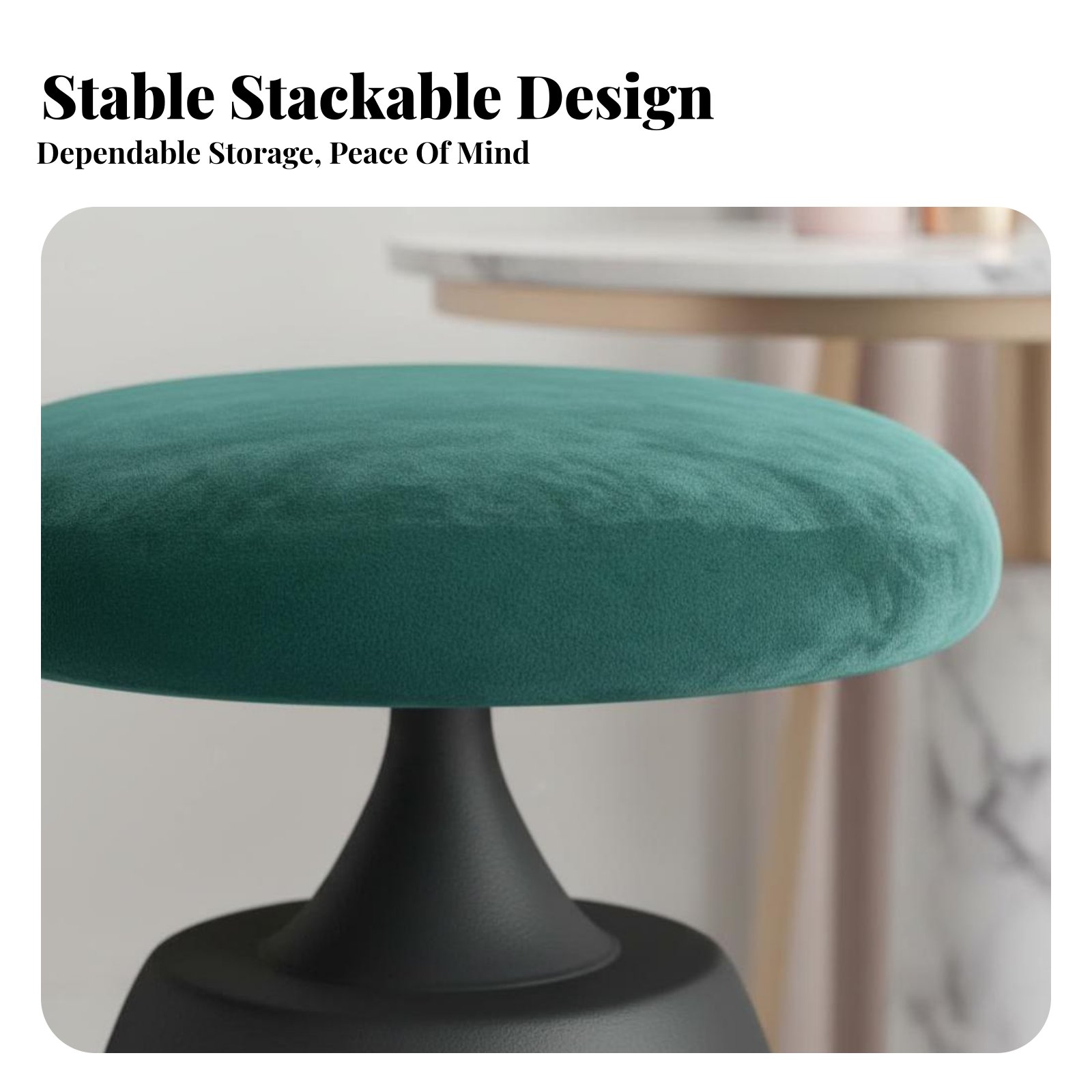 Round Upholstered Pouf Light L - مراجعة Home Office Minimalist وسعره
