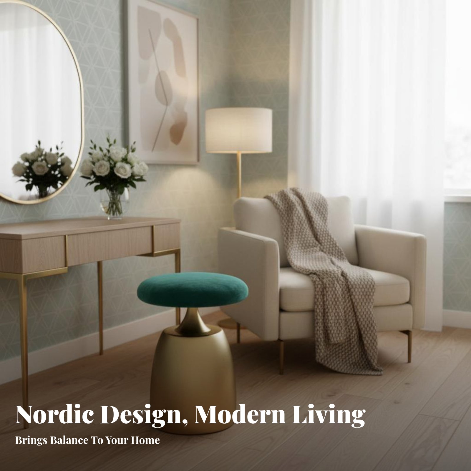 Round Upholstered Pouf Light L - مراجعة Home Office Minimalist وسعره