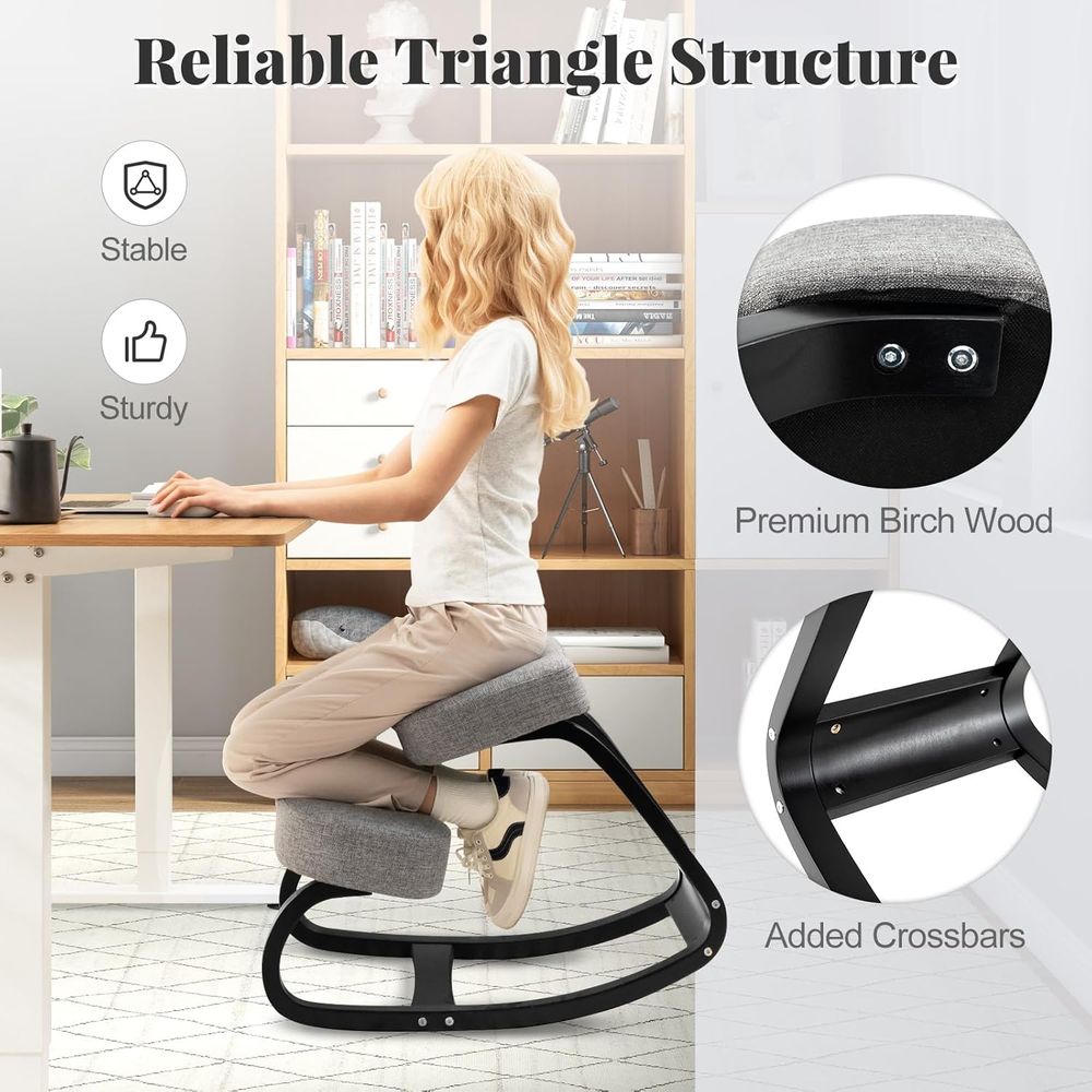 Ergonomic Kneeling Chair with  - مراجعة Home Or Office Use وسعره