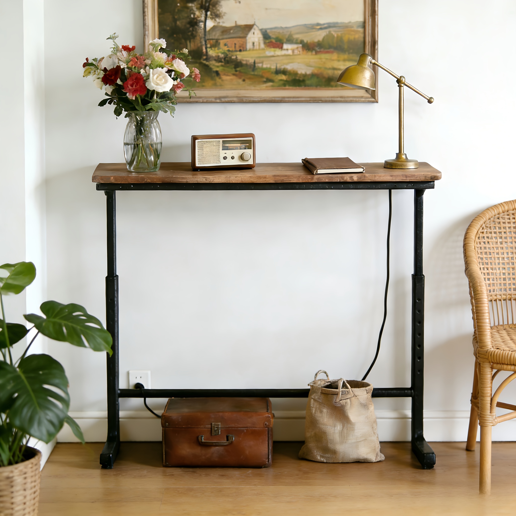 Adjustable Sofa Side Table for - مراجعة Home Or Office Use وسعره