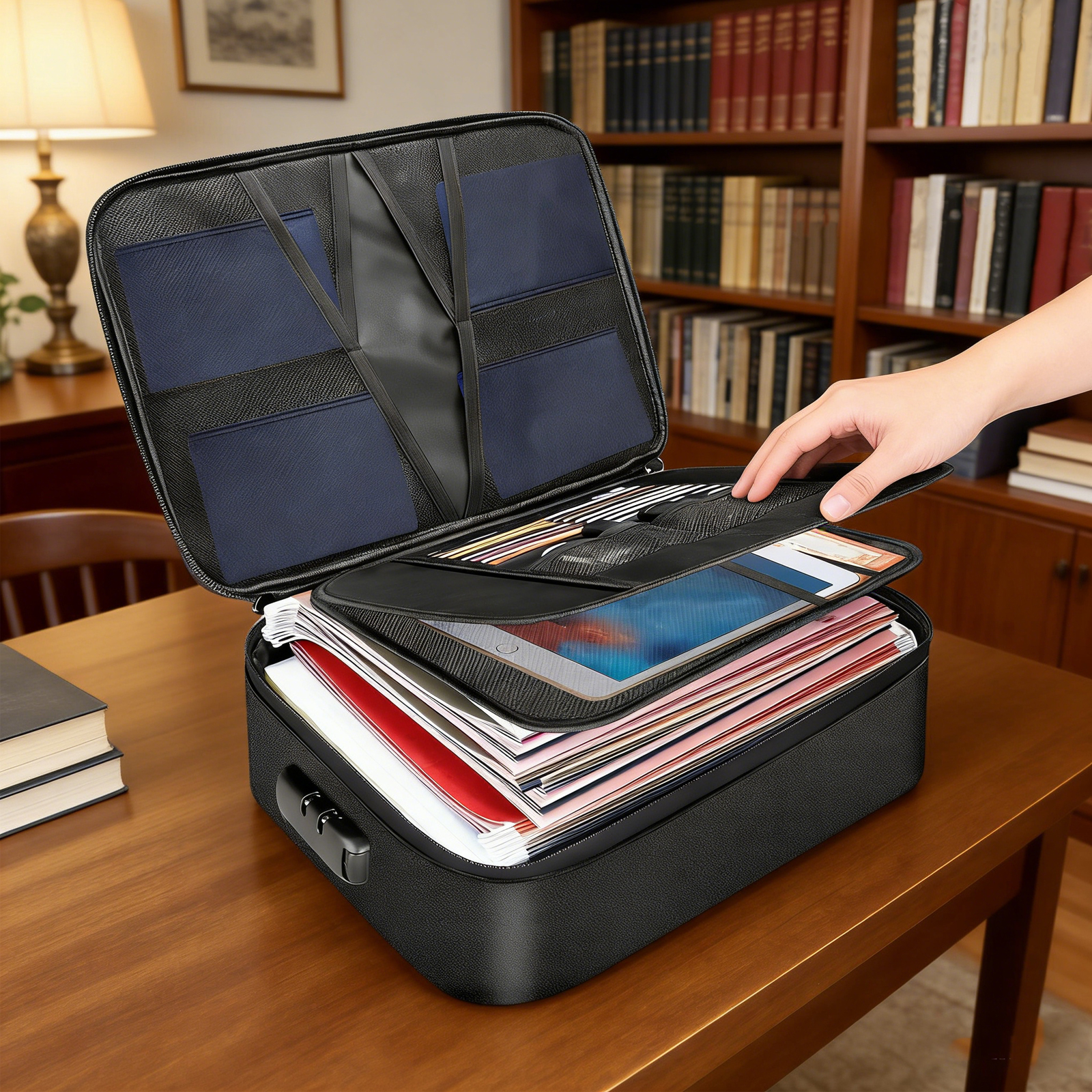 Portable Travel Home Organizer - مراجعة Home Office Travel Document وسعره