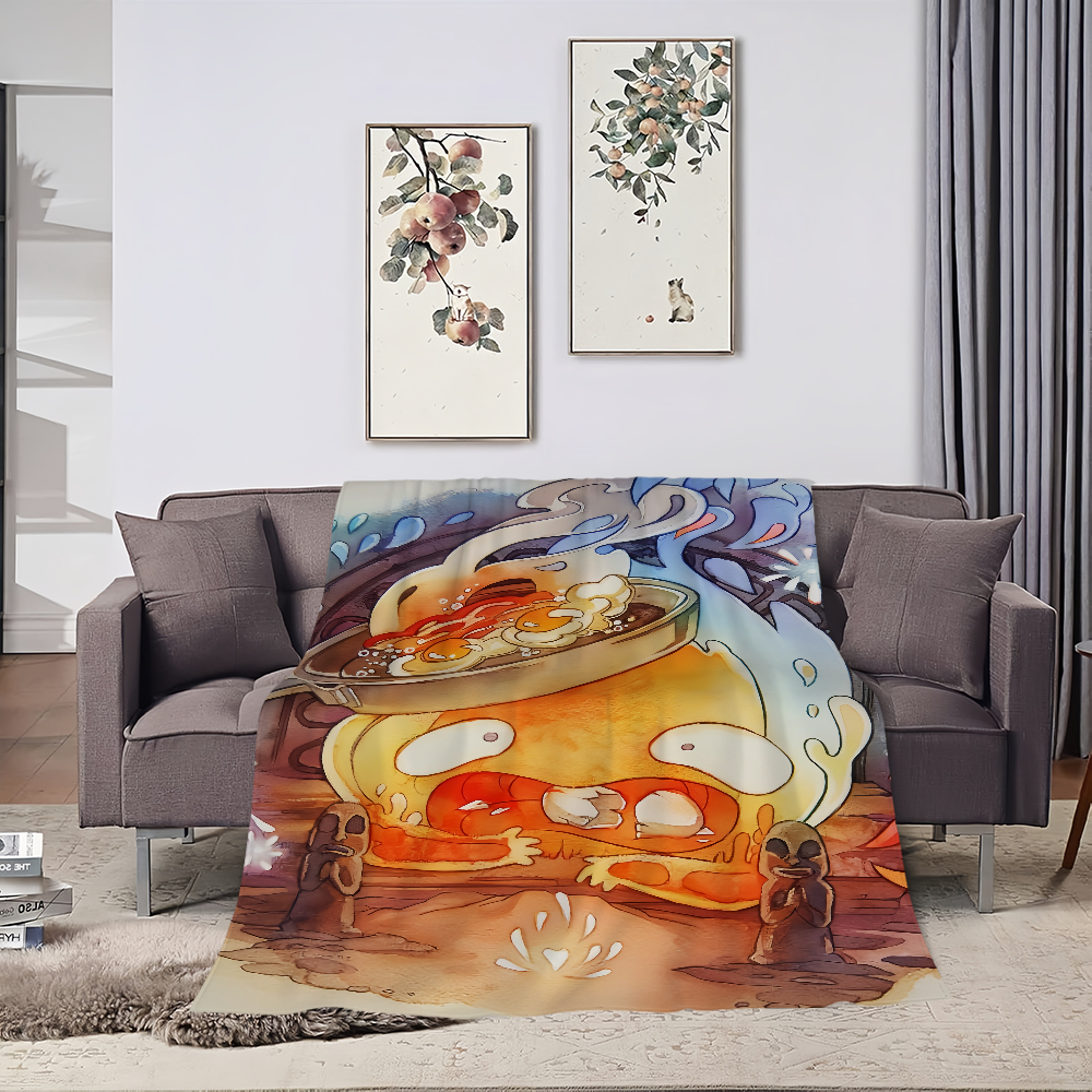 Anime Calcifer H-Howls M-Movin - مراجعة Home Office Rug وسعره