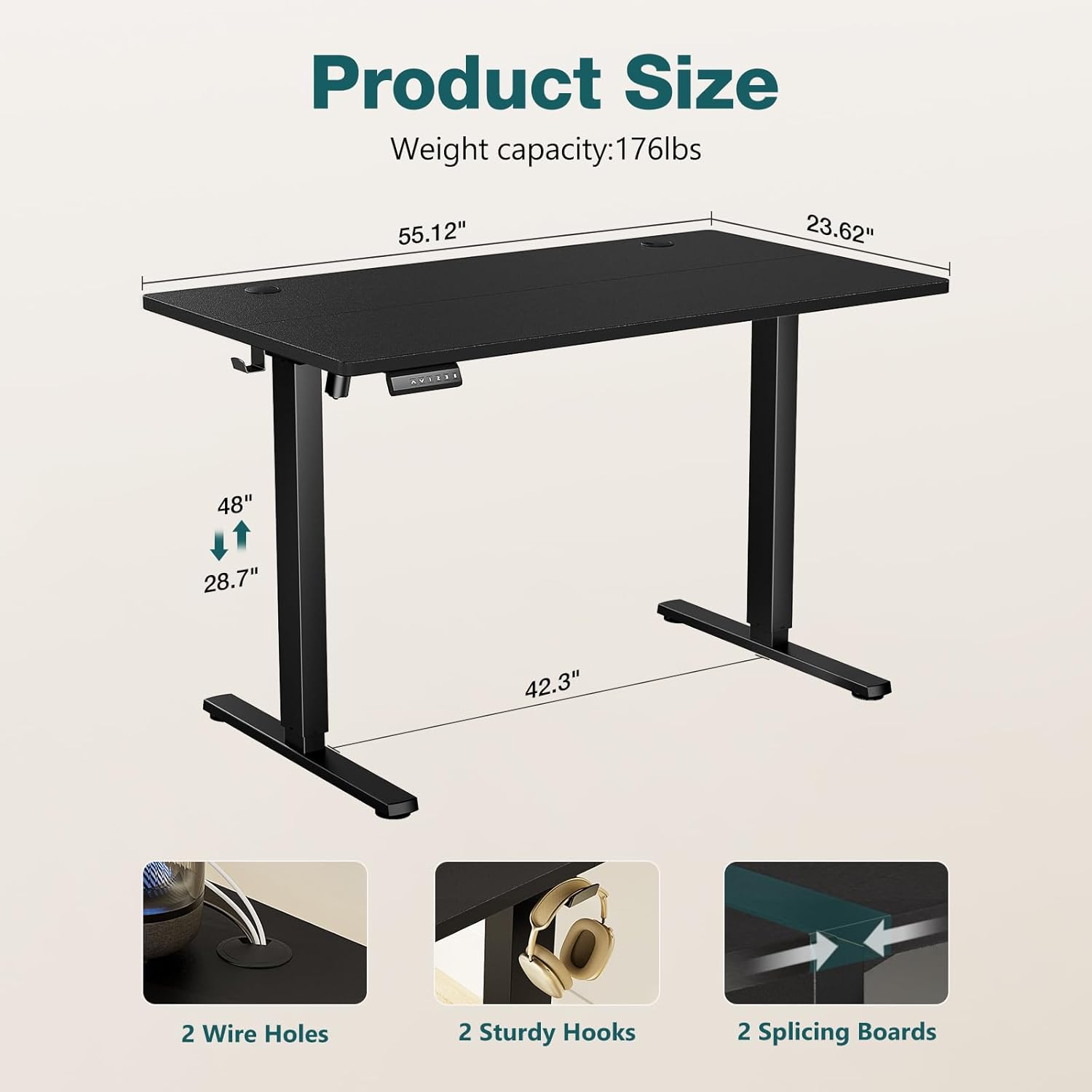 Automatic Sit Stand Modern Off - مراجعة Standing Desk Electric وسعره