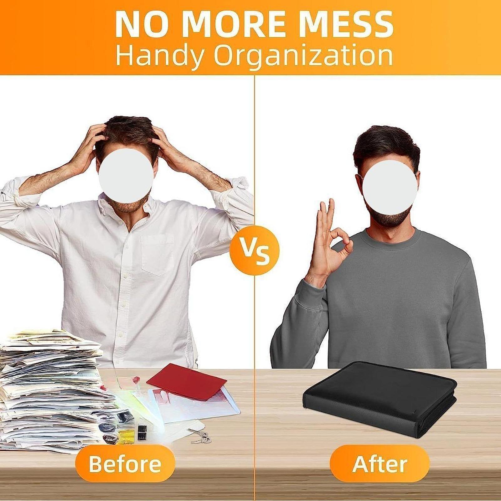 File Organizer School Office S - مراجعة Home Office Travel Document وسعره