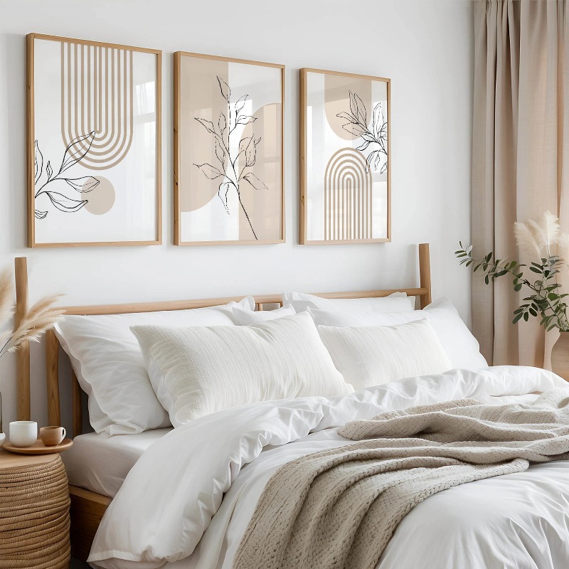 Neutral Wall Art Prints for Mo - مراجعة Home Office Minimalist وسعره