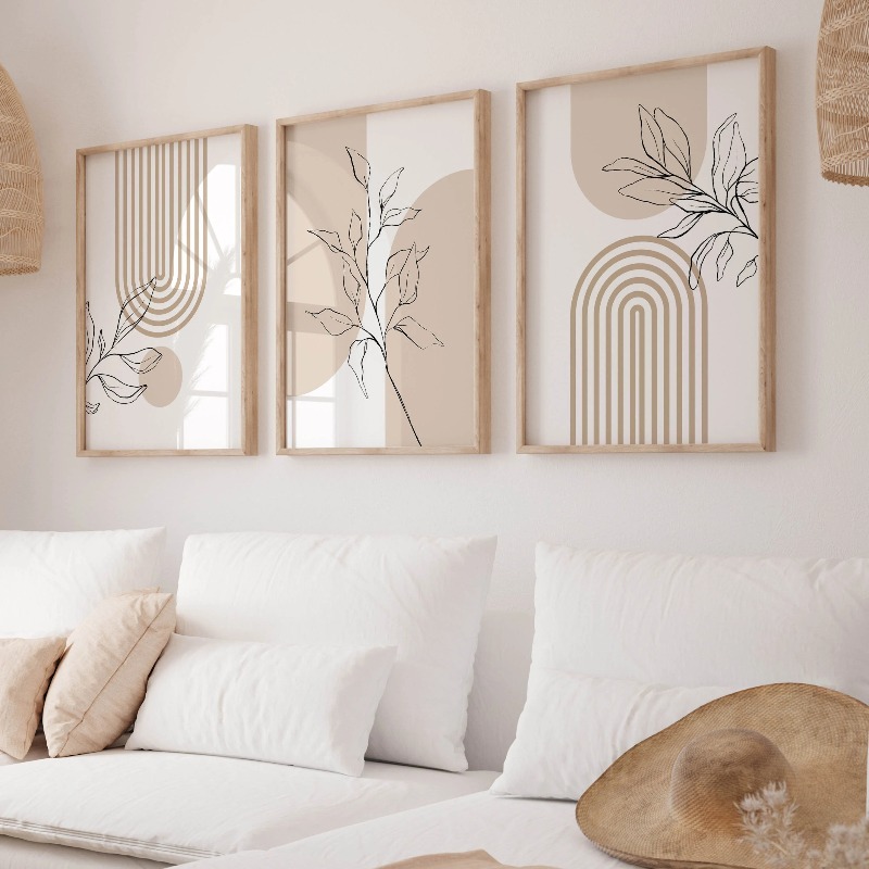Neutral Wall Art Prints for Mo - مراجعة Home Office Minimalist وسعره