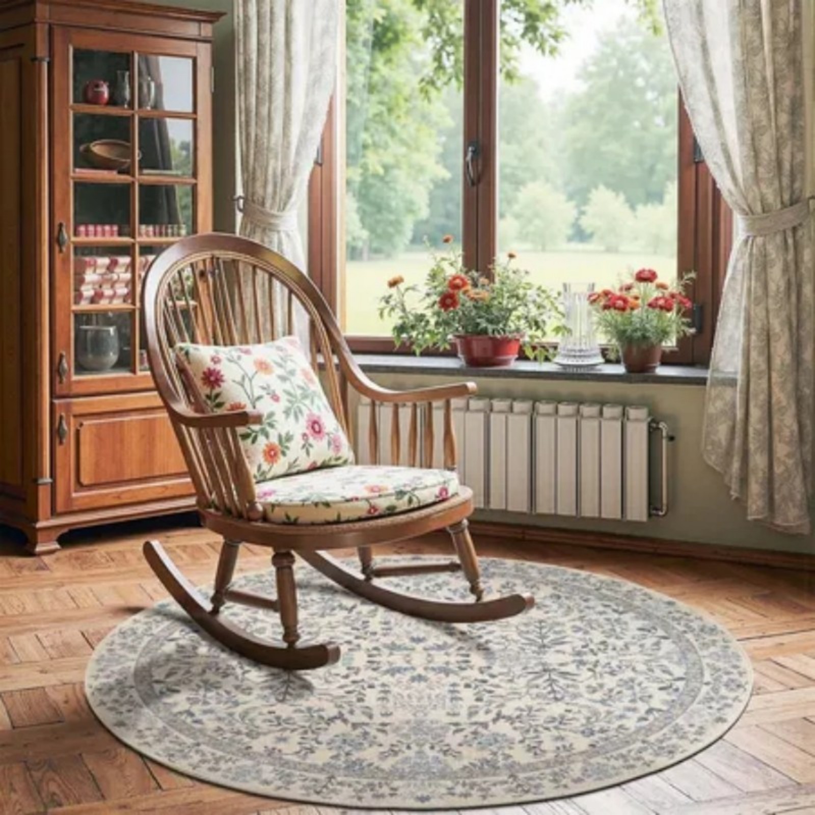 Round Rug 4ft Area Rug Soft 4' - مراجعة Home Office Rug وسعره