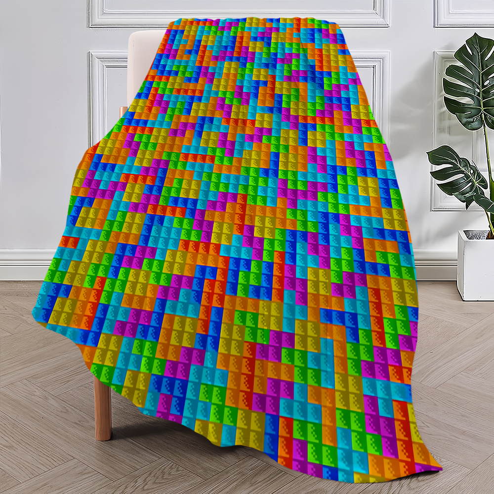 Game T-Tetris Cool Blanket Plu - مراجعة Home Office Rug وسعره