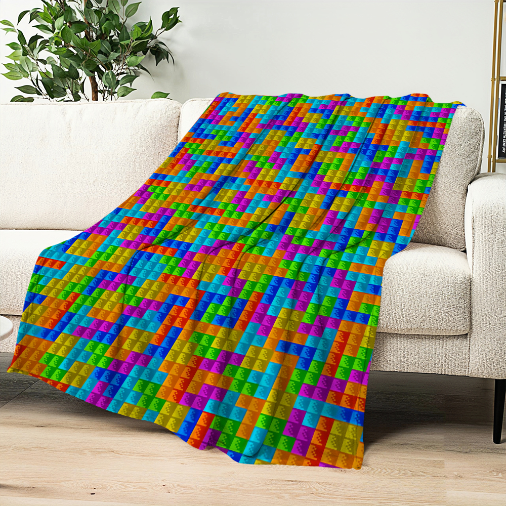 Game T-Tetris Cool Blanket Plu - مراجعة Home Office Rug وسعره